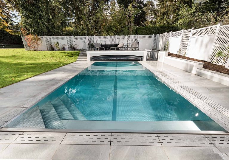 Edelstahl Überlaufpool