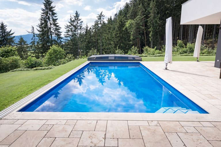 Styroporpool Premium mit Poolüberdachung Ultraflat