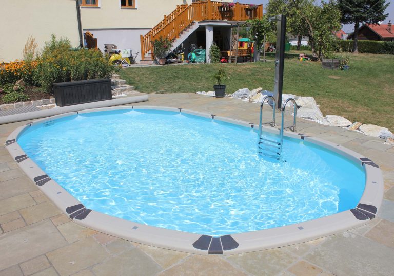 Swing Pool versenkt - Stahlwandpool von Pool Partner