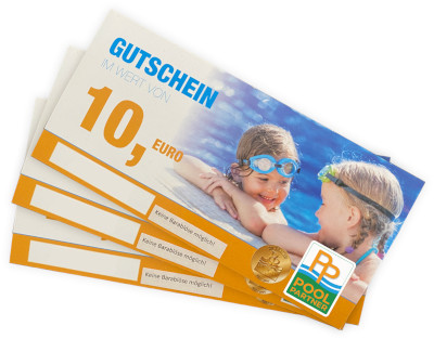 Gutschein im Wert von 10 Euro