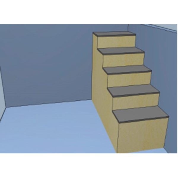 Einstiegstreppe Klassik aus Styropor