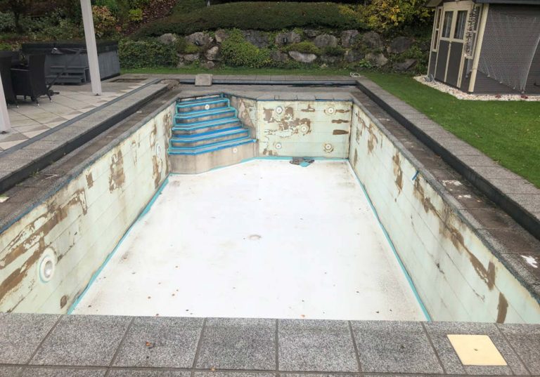 Poolsanierung Gemauertes Becken Einbauteile