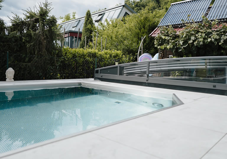 Pool Partner Edelstahlpool - elegant im Design
